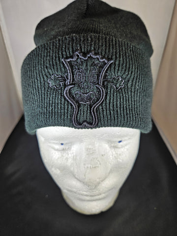 Brain Records 3D Embroidered Beanie Hat