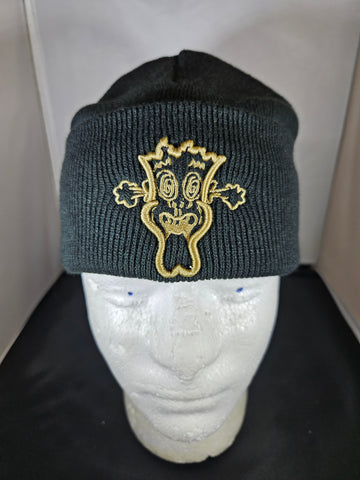 Brain Records 3D Embroidered Beanie Hat